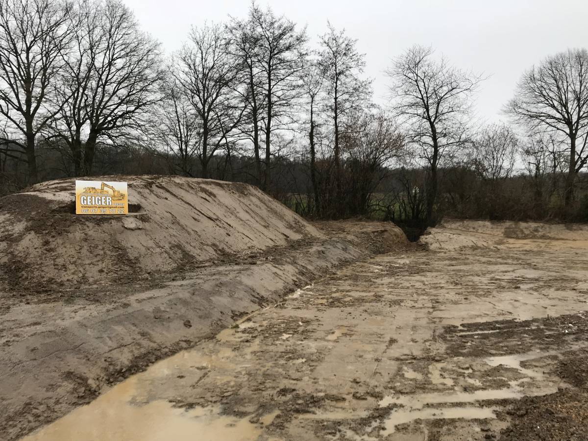 Terrassement à Altkirch dans le Sundgau Riedisheim